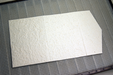 pocket fold invitation handmade paper