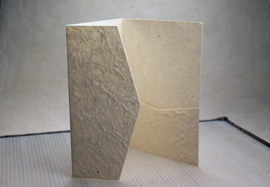 pocket fold invitation handmade paper