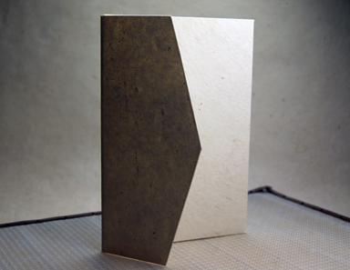 pocket fold invitation handmade paper