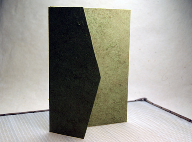 pocket fold invitation handmade paper