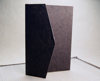 pocket fold invitation handmade paper