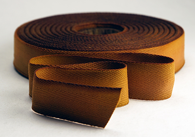 earth cotton hand dyed ribbon