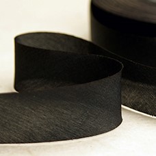 Earth Silk Color 099, pure black silk ribbon