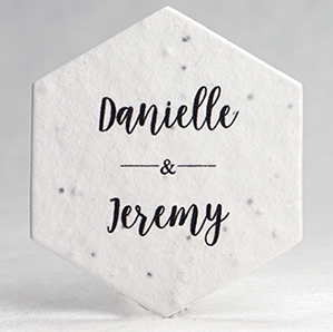 Customized Hexagon Favors