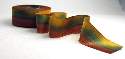 bias cut silk ribbon