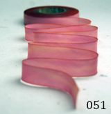 Earth Silk Dyed Ribbon pink 051