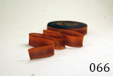 Earth Silk Dyed Ribbon - rust 066