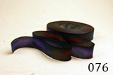 Earth Silk Dyed Ribbon - 076 purple black red