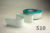 Earth Silk Dyed Ribbon - 510 Blue Edged