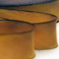 Earth Silk Dyed Ribbon gold 009