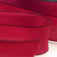 Earth Silk Dyed Ribbon Red 012