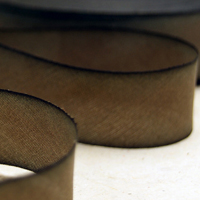 Earth Silk Dyed Ribbon brown 013