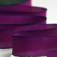 Earth Silk Dyed Ribbon 020 purple