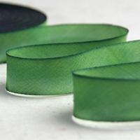 Earth Silk Dyed Ribbon 029 green