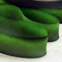 Earth Silk Dyed Ribbon 034 green