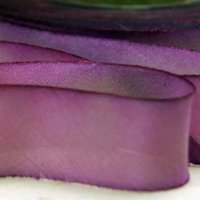 Earth Silk Dyed Ribbon 037 purple