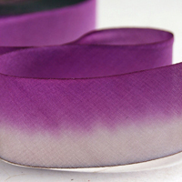 Earth Silk Dyed Ribbon 038 purple