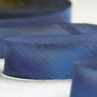 Earth Silk Dyed Ribbon 045 blue