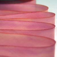 Earth Silk Dyed Ribbon pink 051
