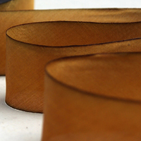 Earth Silk Dyed Ribbon gold 052