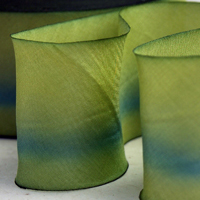Earth Silk Dyed Ribbon green 055