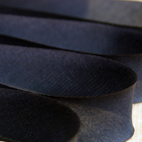 Earth Silk Dyed Ribbon - navy 063
