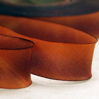 Earth Silk Dyed Ribbon - rust 066