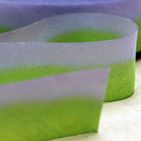 Earth Silk Dyed Ribbon - 070 blue green