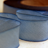 Earth Silk Dyed Ribbon - 085 Blue