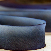 Earth Silk Dyed Ribbon - 086 Blue