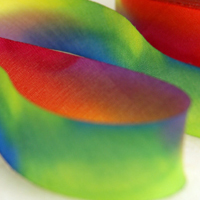 Earth Silk Dyed Ribbon - 088 Rainbow