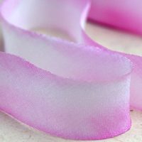 Earth Silk Dyed Ribbon - 089 Pink
