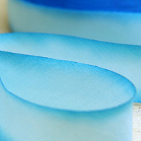 Earth Silk Dyed Ribbon - 090 blue