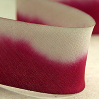 Earth Silk Dyed Ribbon - 093 purple grey