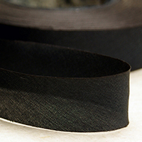 Earth Silk Dyed Ribbon - 099 black