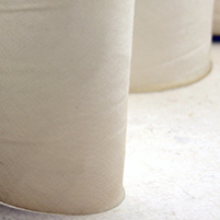 Earth Silk Dyed Ribbon - 500 cream