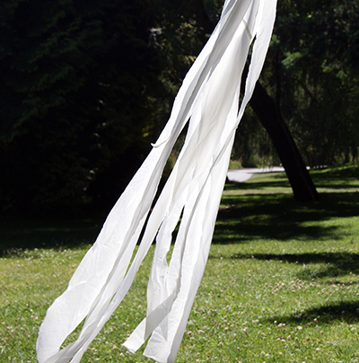 white silk cascade