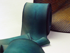 bias cut silk ribbon