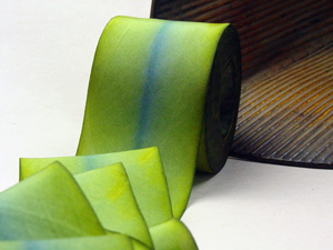 bias cut silk ribbon