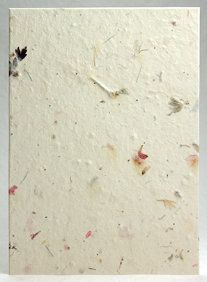 100% Recycled handmade paper