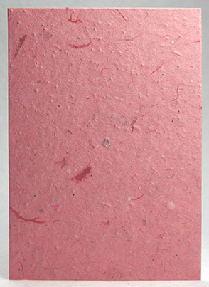 seeds and lotka fibers handmade paper