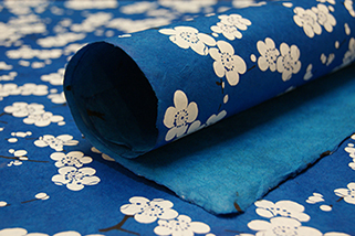 20x30 Lotka Blue Cherry Blossom Light Weight Sheet