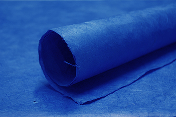 cobalt blue paper roll