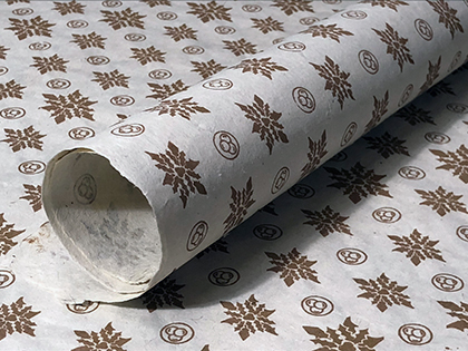 hemlock handmade lotka wrapping paper