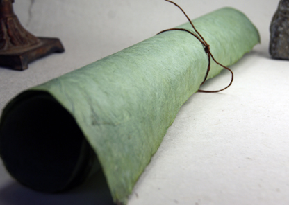 sage green paper roll