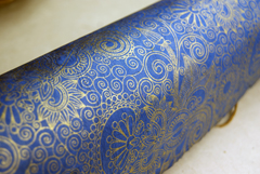 sapphire swirl lotka handmade paper