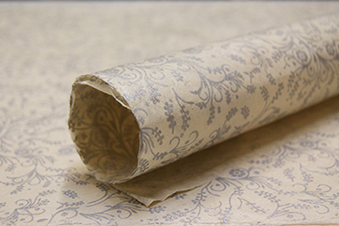 silver filigree lotka handmade paper